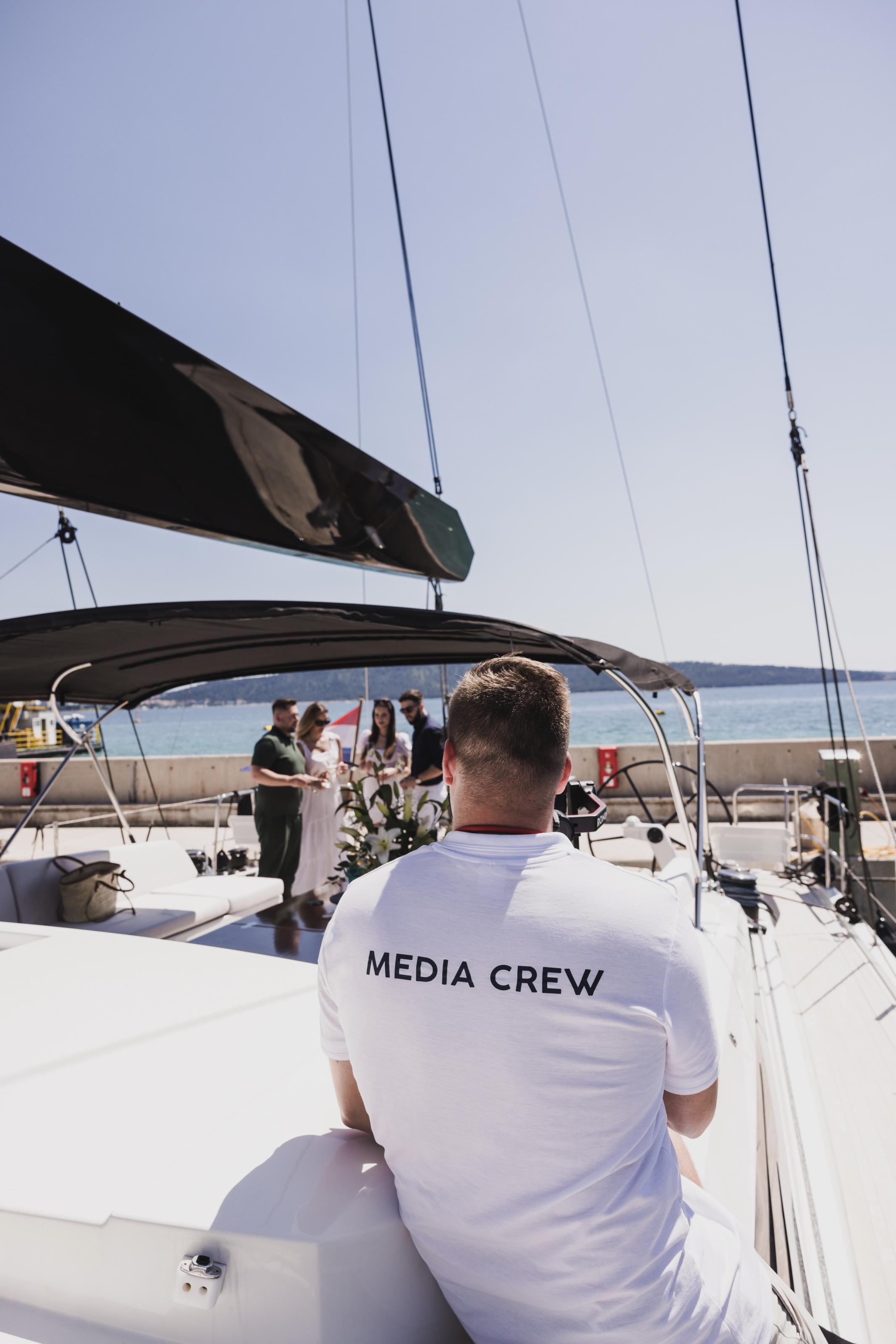 Corporate yacht video production
